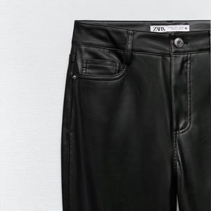 Zara Faux Leather Pants